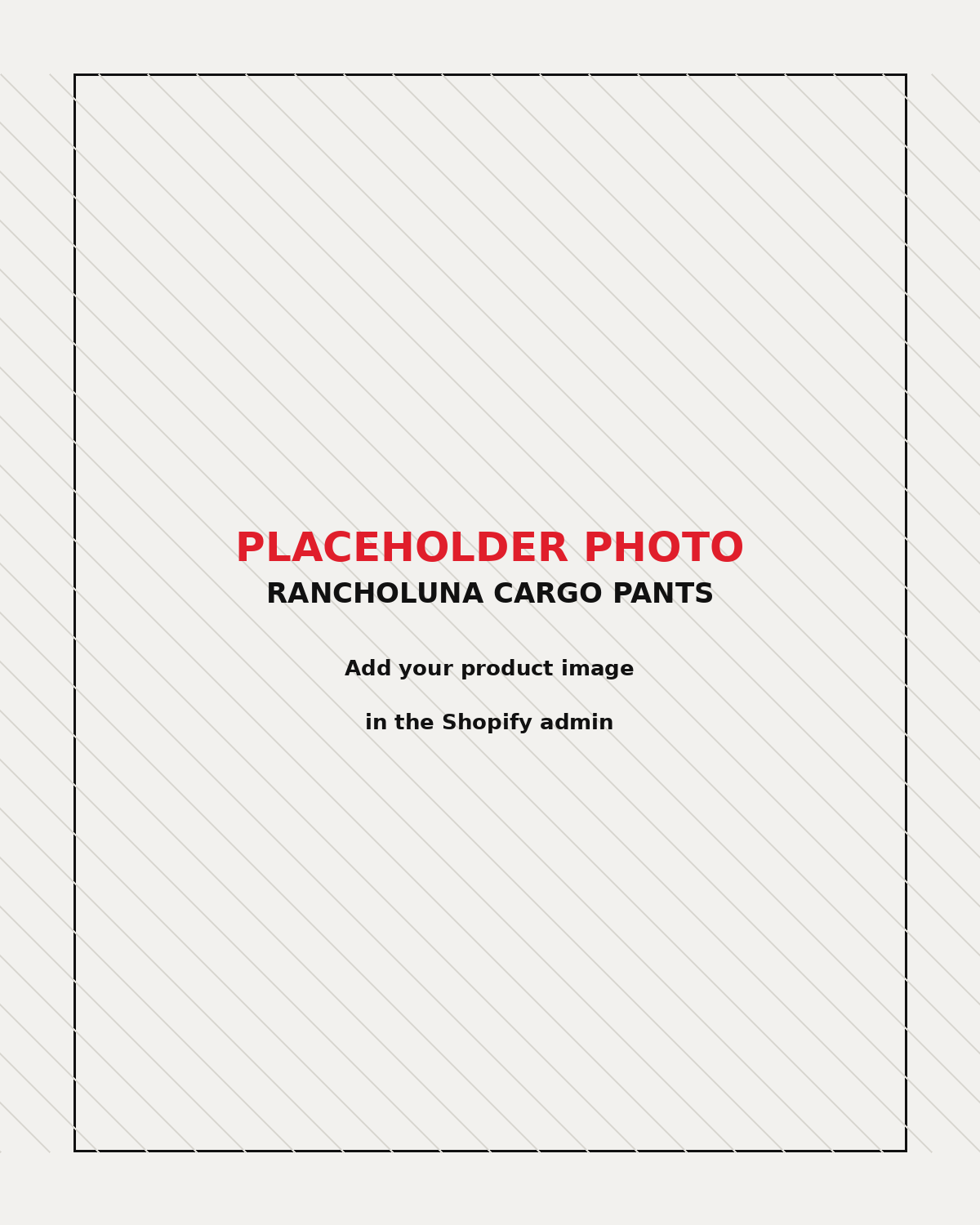 Placeholder photo - RANCHOLUNA Cargo Pants